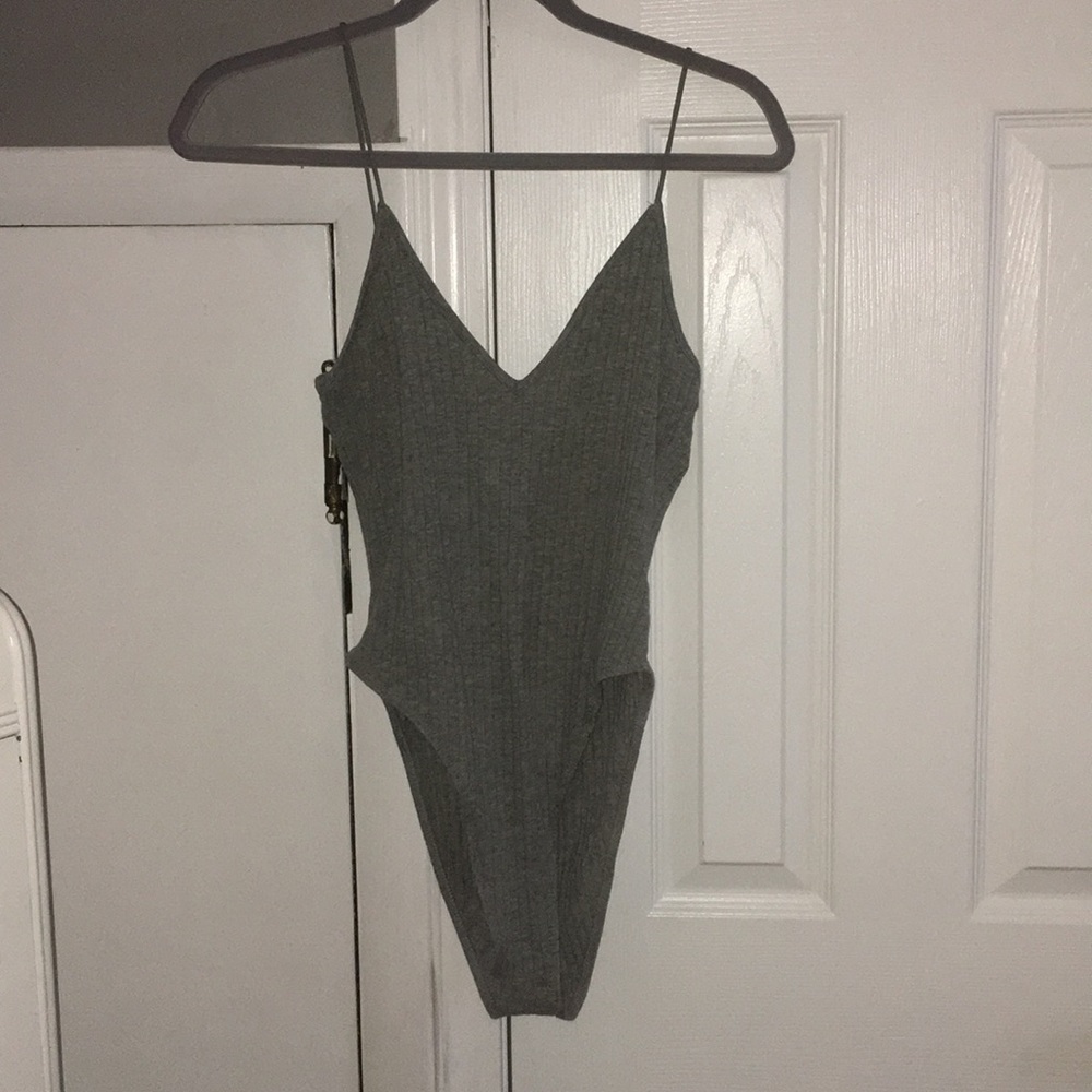 Grey bodysuit